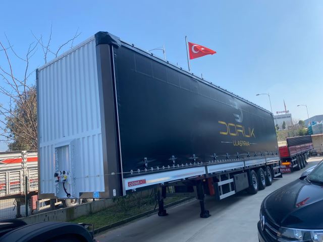 13,60 Kapaklı Brandalı Yarı Römork