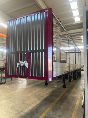 13,60 Kapaklı Brandalı Yarı Römork