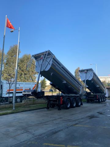 Boru Tipi Damperli Yarı Römork