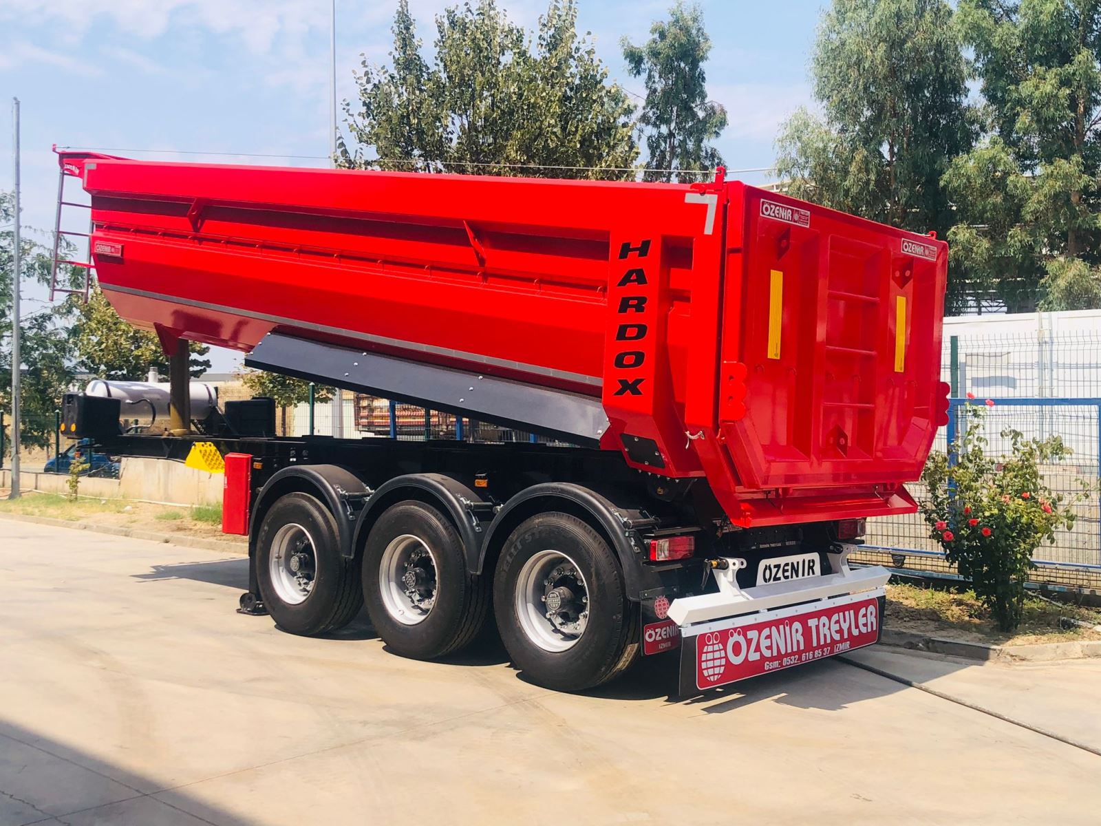 Boru Tipi Damperli Yarı Römork