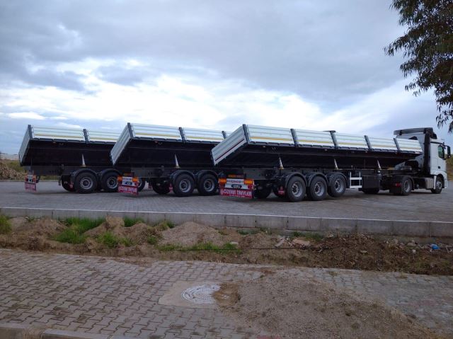 Yana Devirmeli Yarı Römork